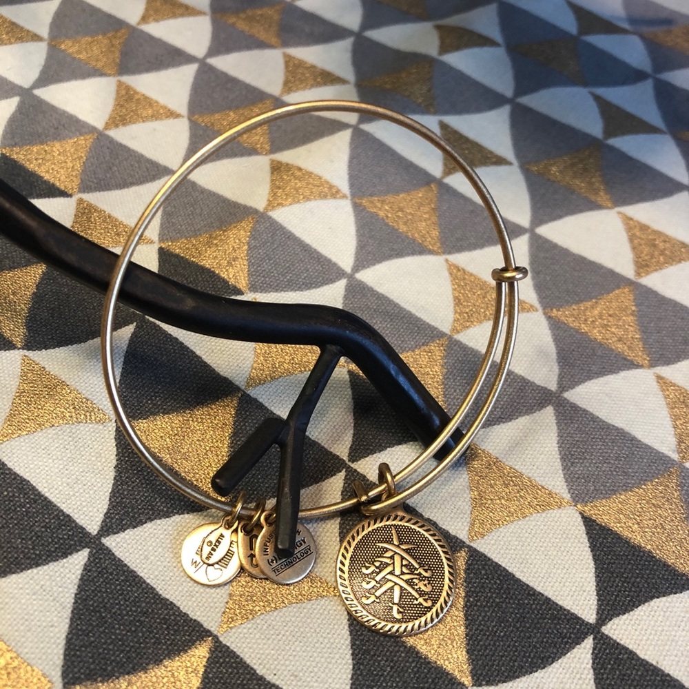 Alex and Ani Gold Seven Swords Bracelet